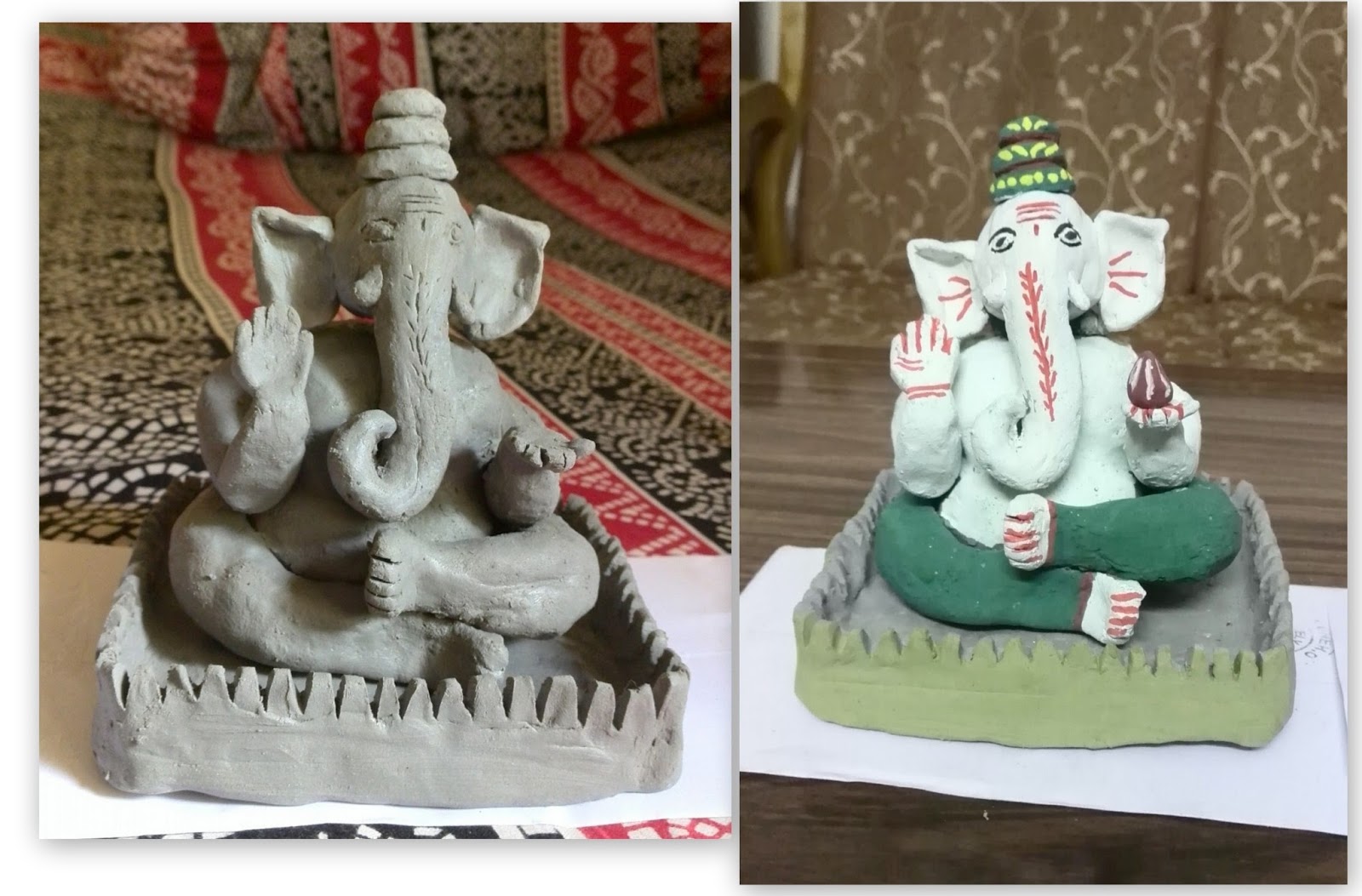 Live the Present Ganesha Idol Making