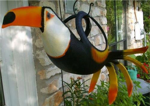 IDEAS: Pájaros colgantes con NEUMÁTICOS de automóvil