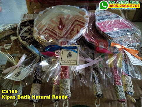 Jual Kipas Batik Natural Renda