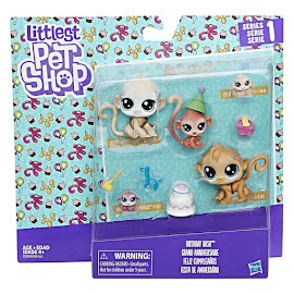 Littlest Pet Shop Series 1 Family Pack Clicks Monkeyford (#1-141) Pet