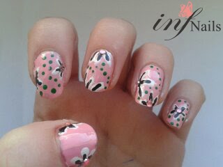 Infnails Vrolijke Lentebloemen Nailart