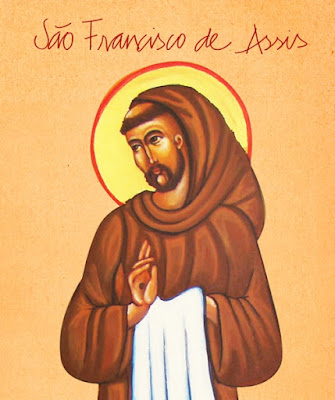 São Francisco de Assis - Ícones para grupo de oração, seminário de vida no Espírito Santo e eventos