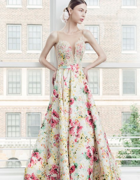 vestido de festa longo godê