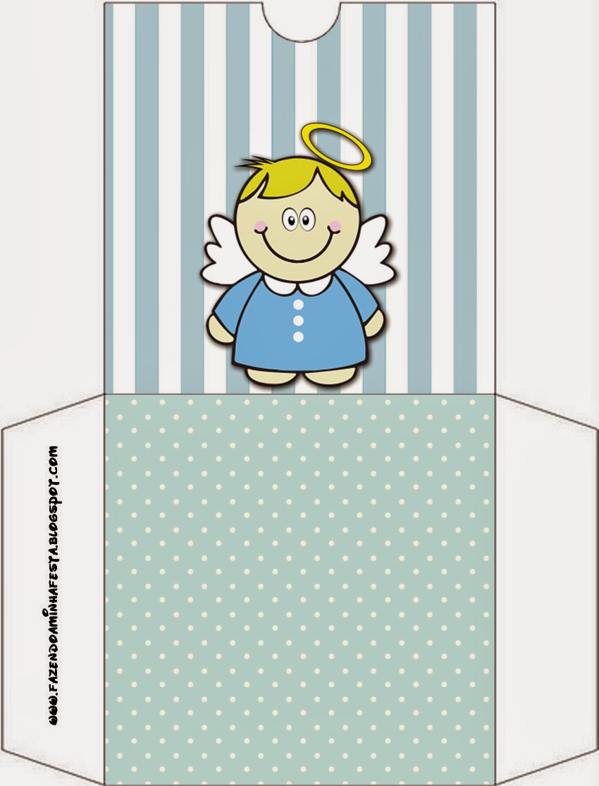 Bautismo Angelito Rubio: Imprimibles y Tarjetería para Imprimir Gratis. Funda para CD.