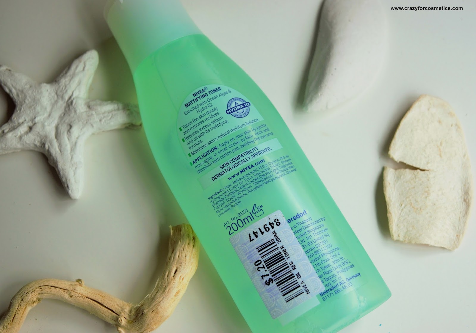 Nivea Visage Mattifying Toner for Combination to Oily Skin Review