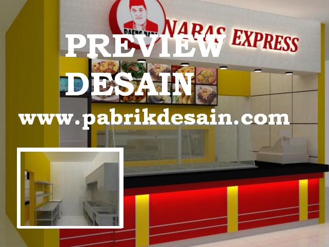 Harga desain 3d restoran gaya hidup siap saji di mall ...