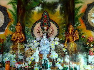 The Worship Place For The Goddess Kwan Im At Brahmavihara Arama Monastery North Bali