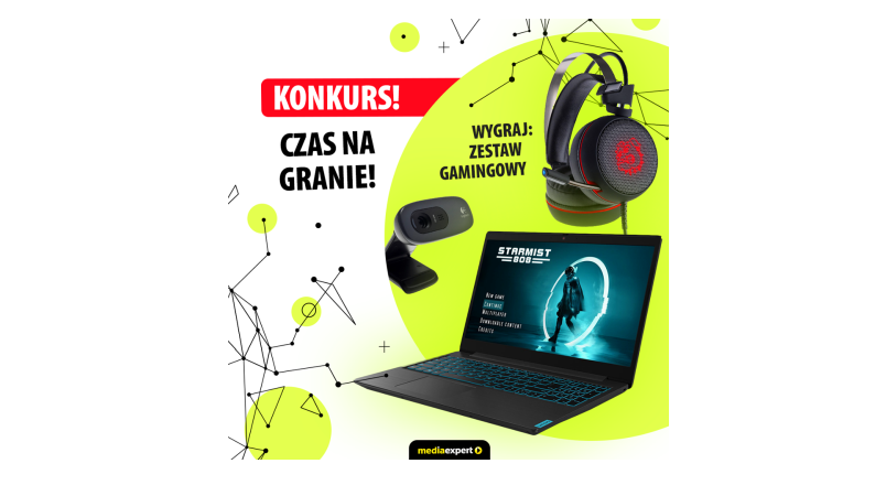 Wygraj Notebook Lenovo, kamerkę i słuchawki gamingowe MAD DOG Konkurs