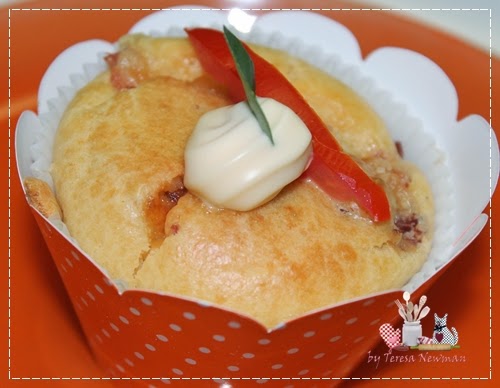 Cupcake+salgado+Peito+de+peru