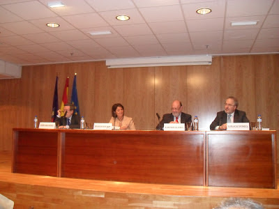 Eugenio Nasarre, Paloma Adrados, José María Gil-Robles y Francisco Fonseca