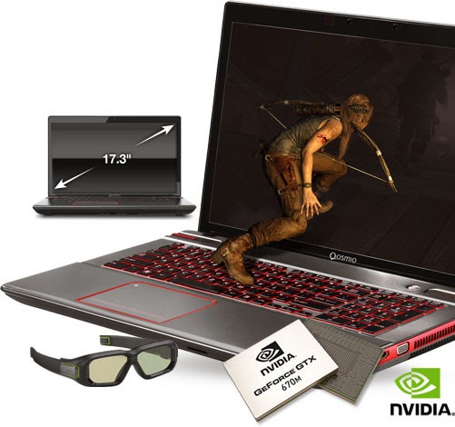 TOSHIBA QOSMIO X870-11Z 17.3'' 3D Oyun Keyfi