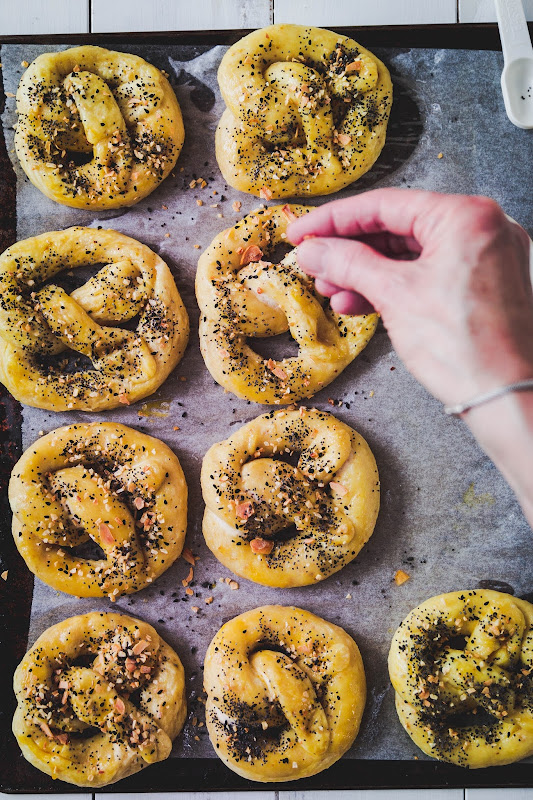 Milk and Honey Mustard Pretzels