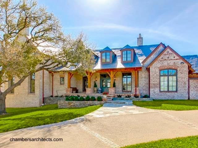 El rancho texano inspira el estilo Country americano Casa estilo Country texano