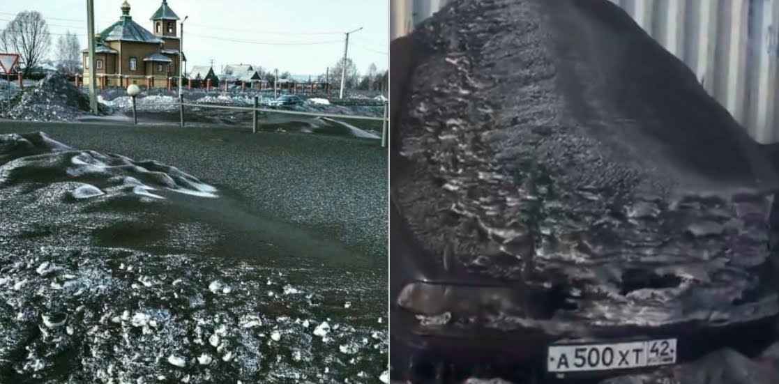 Catastrofe ambientale: Cade Neve Nera e tossica in Russia | Video.