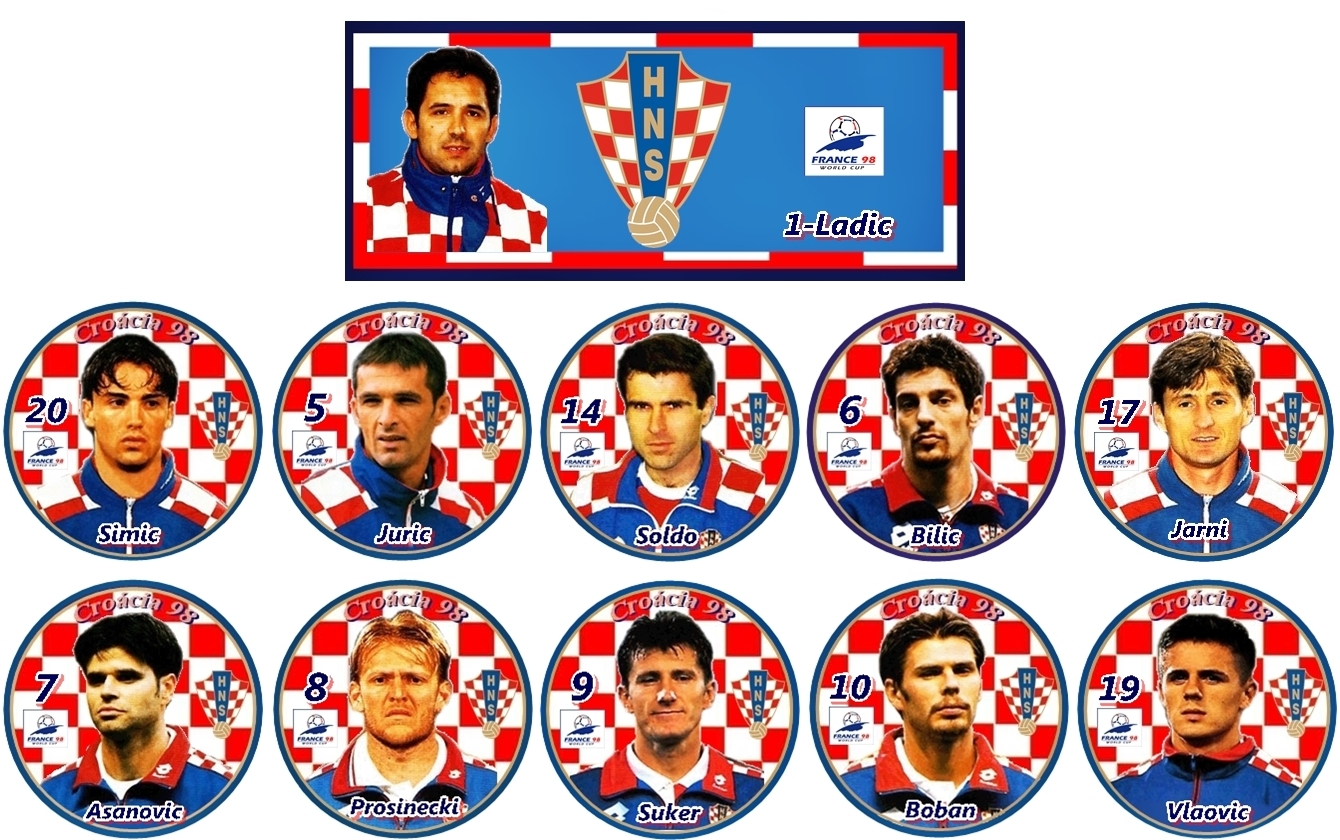 11 Em Ação CROÁCIA COPA DE 1998