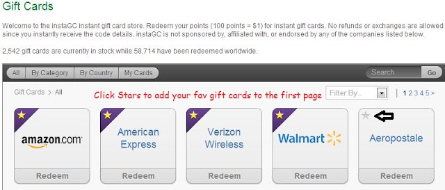Earn Free Gift Cards From InstaGC.com