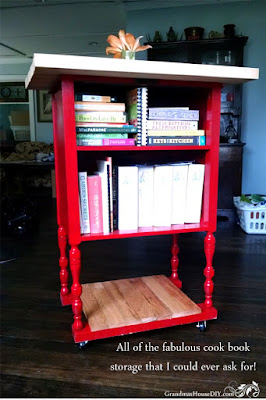 Radio Cabinet to Kitchen Island Grandma's House DIY - Featured On Furniture Flippin' - www.FurnitureFlippin.com