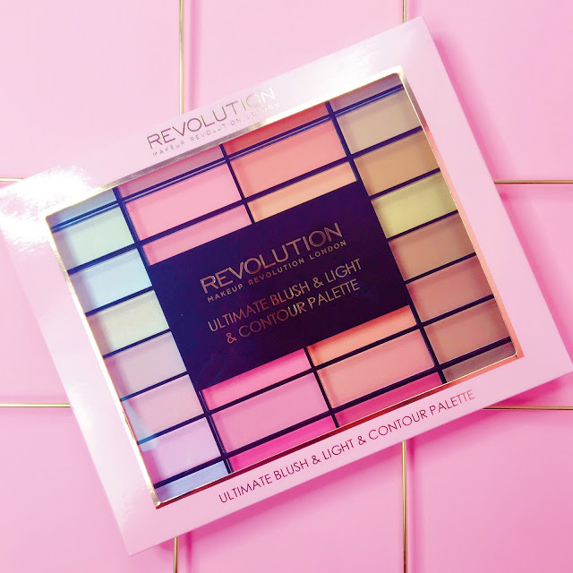 Makeup Revolution UK Ultimate Blush & Light & Contour Palette 🌈