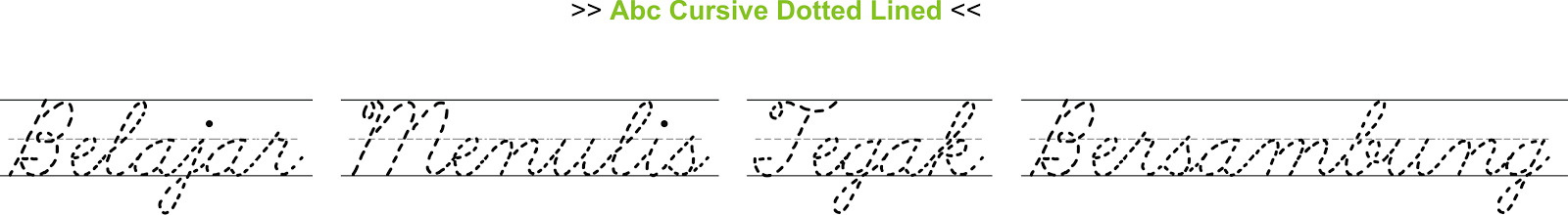 Download Font Tegak Bersambung Putus-Putus | Buat Belajar Anak