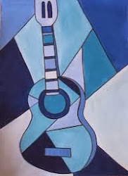 picasso pablo guitar cubism paintings cubist painting guitars monochromatic musical dunn michael canvas famous period portraits blues framed poster google