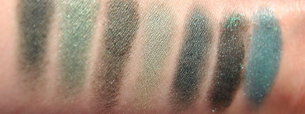 7 Shades of Green Blogparade mit Sleek, Alverde, Manhattan, Chrimaluxe, Alva Green Equinox & Dr. Hauschka