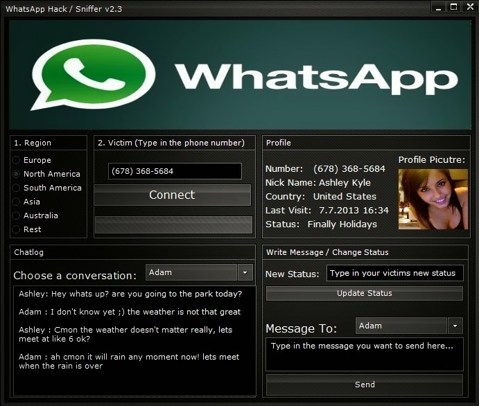 Whatsapp Hack Tool Sniffer September 2014 Free Hack Centre Download