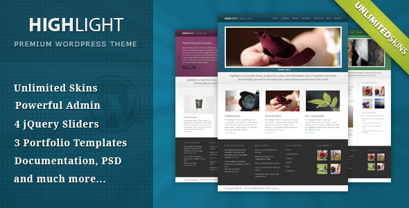 Highlight Wordpress Theme Free Download by ThemeForest.