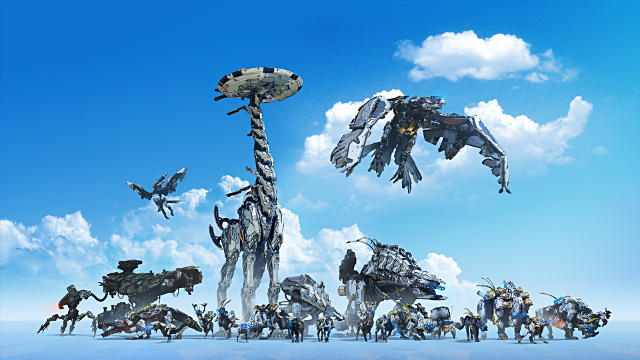 Horizon Zero Dawn Machines PS4 - Fond d'écran en Full HD