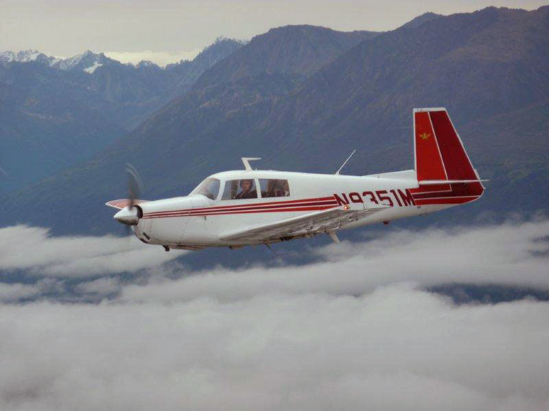 Redfeather Pilot Log Mooney fun in Talkeetna, introduction to Anchorage