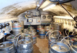 Force-carbonated beer cellar