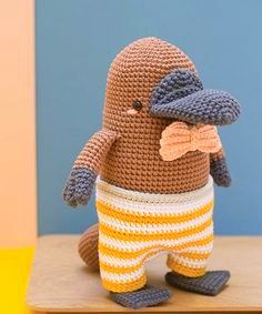 amigurumi platypus crochet pattern