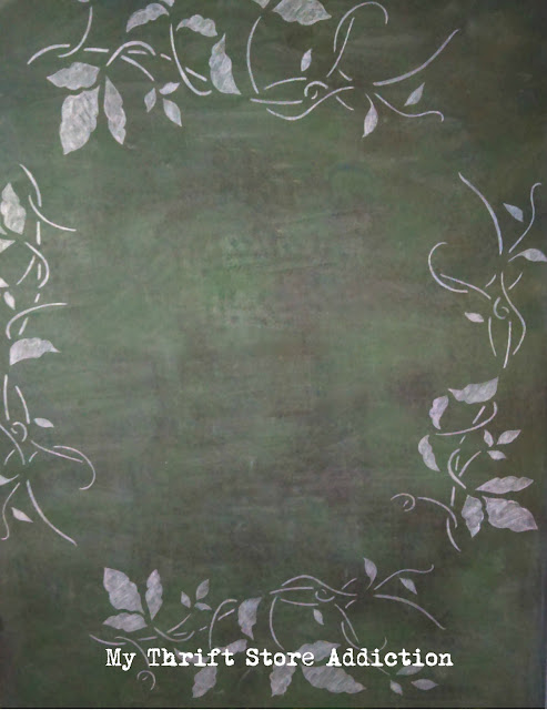 How to stencil a chalkboard