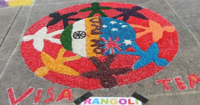 Happy Independence Day rangoli designs with dots 2016 Happy Independence Day rangoli designs with dots 2016