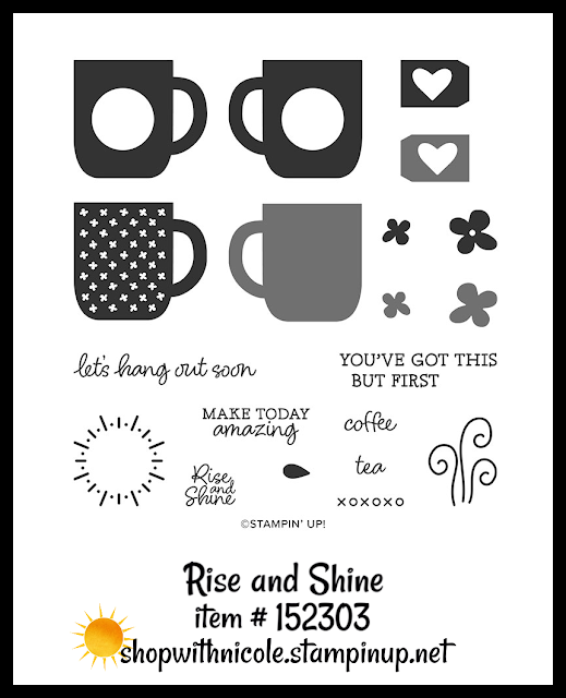Rise and Shine stamp set | item 152303 | Stampin' Up! Sale-A-Bration second release level 2 item Rise and Shine stamp set | item 152303 | Stampin' Up! Sale-A-Bration second release level 2 item