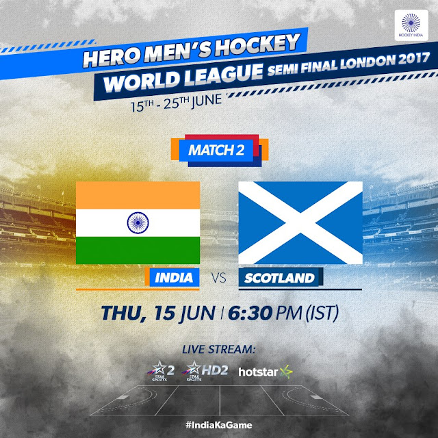 HWL Semi final 2017: India vs Scotland HWL Semi final 2017: India vs Scotland
