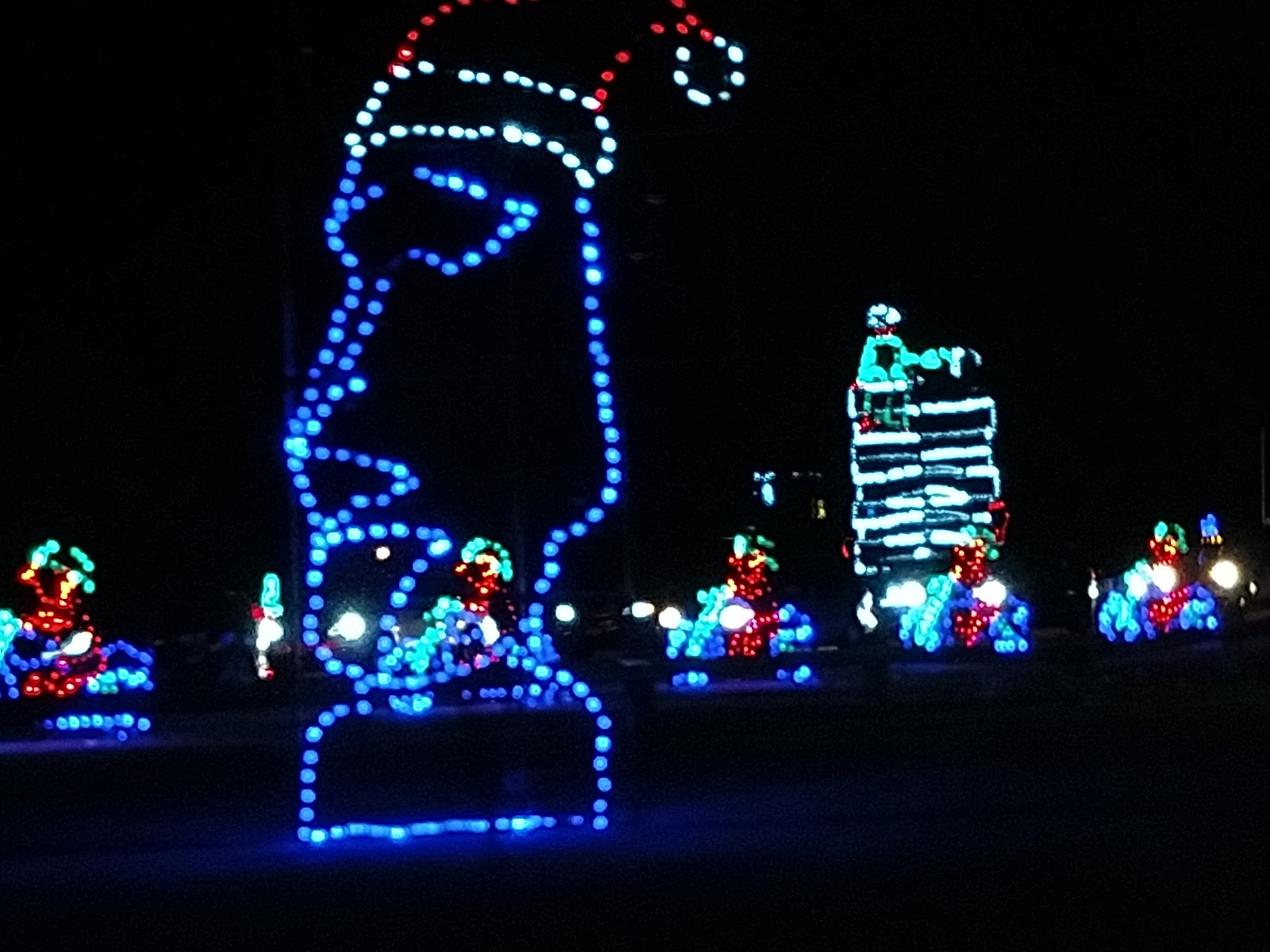 songbird's crazy world Jones Beach holiday light show