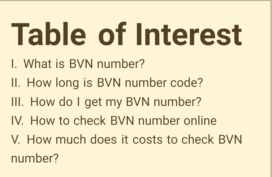 How To Check your BVN (bank verification number ) online
