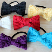 free knitting pattern for hair bow