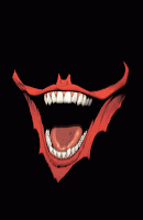 Batman Joker animated laughing mouth