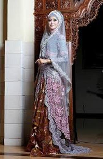 Model Baju Gamis Kebaya Untuk Pesta Pernikahan Elegan