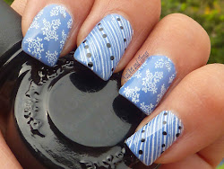 nail lace periwinkle nails designs pretty summer colors trends stamping spring konad background shades winter diva m71 cheeky flowery lined