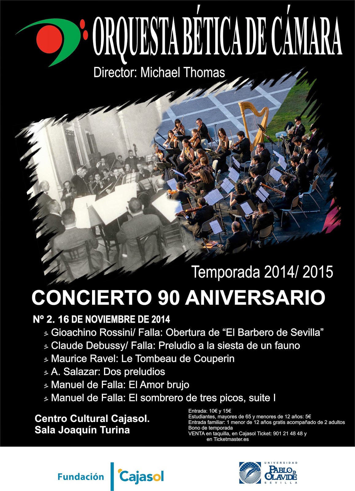 Cultura de Sevilla La Bética de Cámara celebra sus noventa años