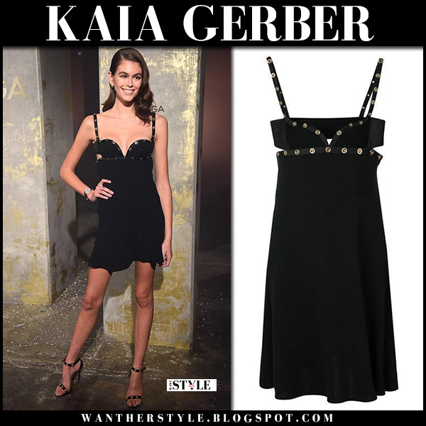 kaia gerber blue dress kaia gerber in black cut out mini dress in berlin on may 2 kaia gerber blue dress kaia gerber in black cut out mini dress in berlin on may 2