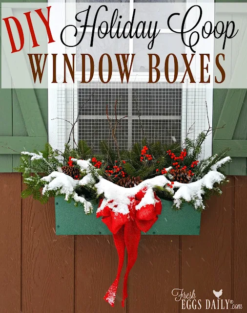window box forage winter decor diy
