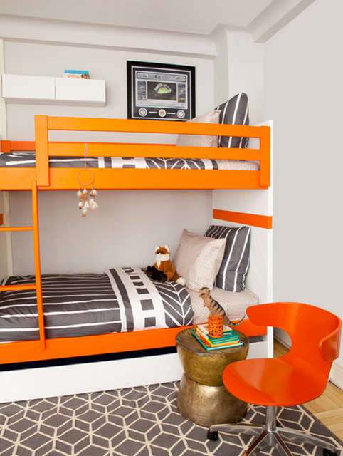 quarto infantil laranja