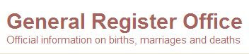 "General Register Office: Official Information on births, marriages and deaths."