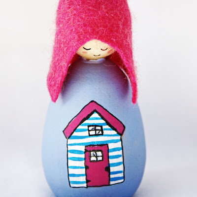 Beach Hut Cornish Pixie Elf Cornish Pixie Elf