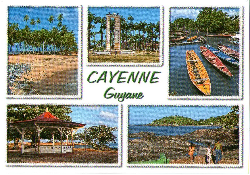 Postcards Journey French Guyana (Guyane Française)