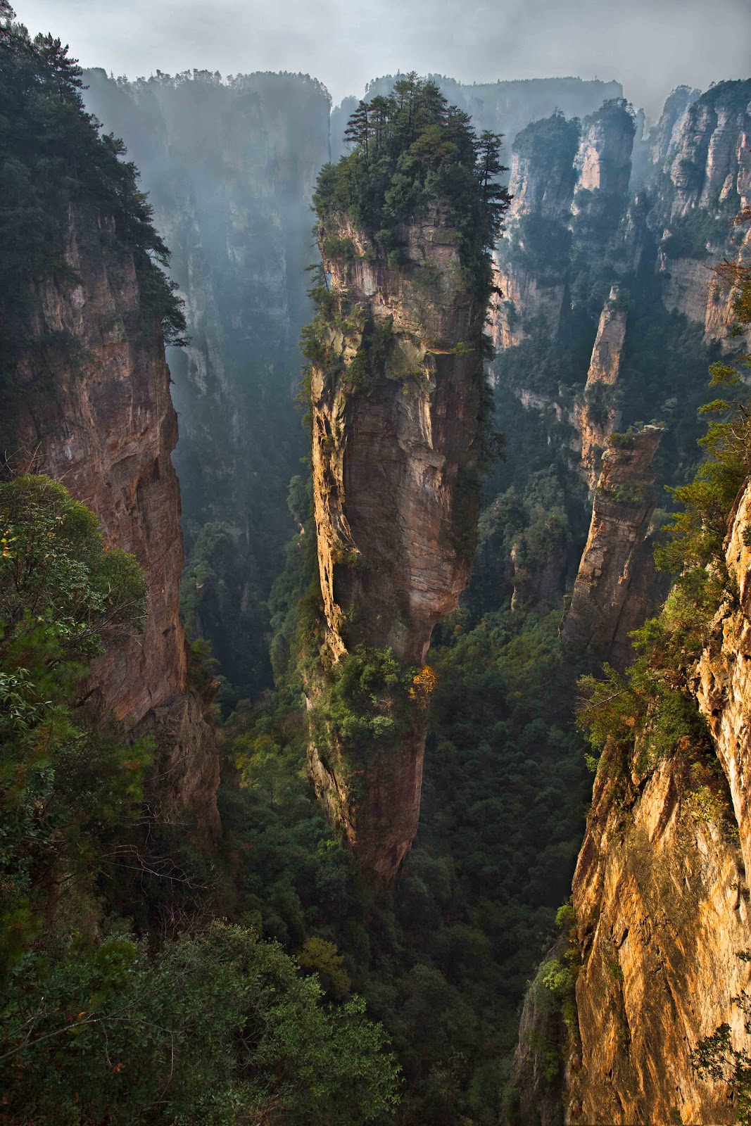 Zhangjiajie National Park of China (Wulingyuan Scenic Area)