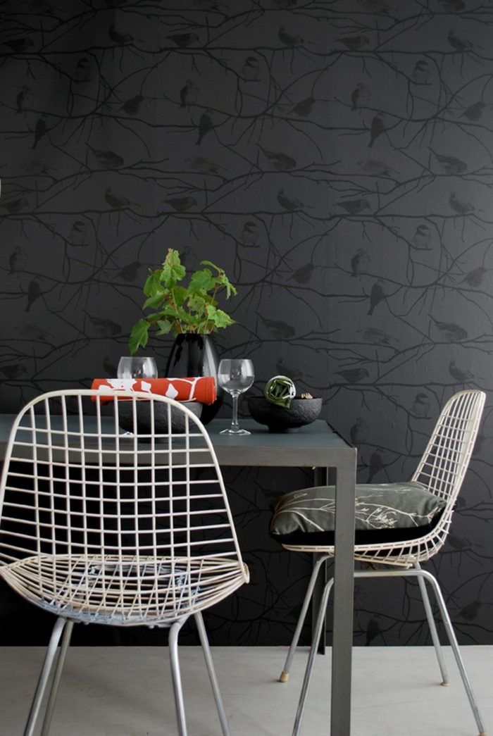 Wall color Black - 56 examples of successful interior design - Diy Fun ...